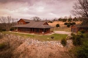 The Bad Habit Lodge exterior in the Pike County countryside